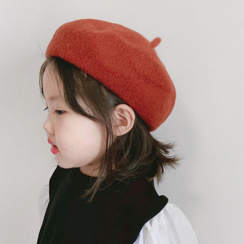 Children's Beret Spring & Fall Girls Octagonal Hat Pumpkin Hat Winter Baby Painter Hat Trendy Little Girl Kids - image 3