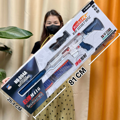 Children's Toy Shell-Ejecting Soft Bullet Gun M416 Boys' Pubg Toy Gun 98K Gift Box Boys' Toys Wholesale from Street Vendors - image 4