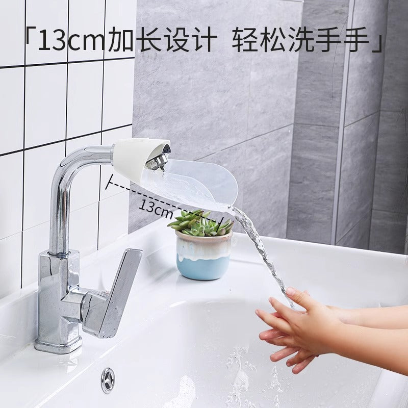 Faucet Mouth Extender Baby Kidsren's Hand Washing Auxiliary Extender Cartoon Extended Anti-Splash Head Water Diversion Device - image 2