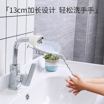 Faucet Mouth Extender Baby Kidsren's Hand Washing Auxiliary Extender Cartoon Extended Anti-Splash Head Water Diversion Device - image 2