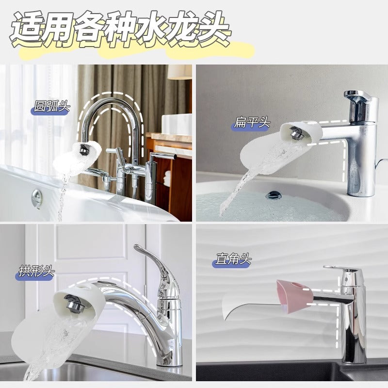 Faucet Mouth Extender Baby Kidsren's Hand Washing Auxiliary Extender Cartoon Extended Anti-Splash Head Water Diversion Device - image 5