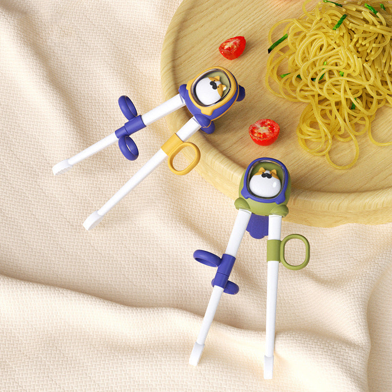 Children's chopsticks rebound tiger mouth training chopsticks 2 3 6-year-old baby special auxiliary learning chopsticks children's practice tableware 1 - image 3