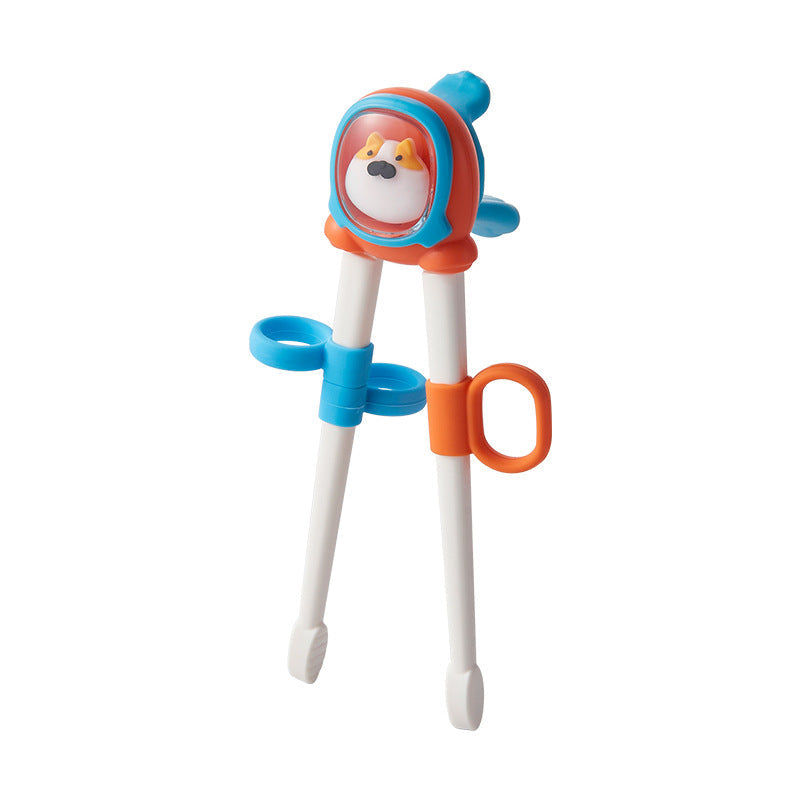 Children's chopsticks rebound tiger mouth training chopsticks 2 3 6-year-old baby special auxiliary learning chopsticks children's practice tableware 1 - image 5