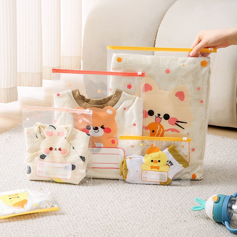 Kindergarten storage bag children's ready-to-enter clothes finishing bag waterproof sealed storage baby special sub-bag - image 1