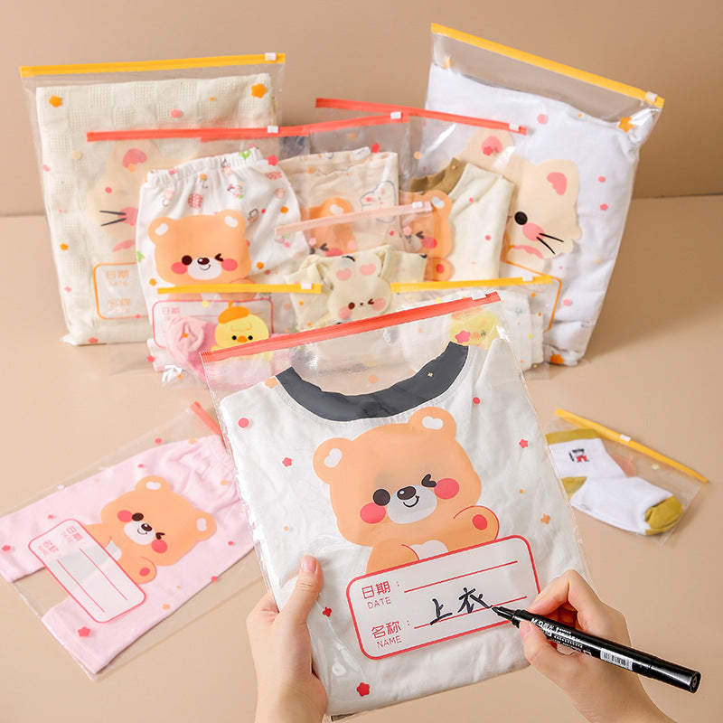 Kindergarten storage bag children's ready-to-enter clothes finishing bag waterproof sealed storage baby special sub-bag - image 3