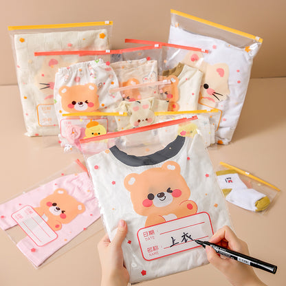 Kindergarten storage bag children's ready-to-enter clothes finishing bag waterproof sealed storage baby special sub-bag - image 3