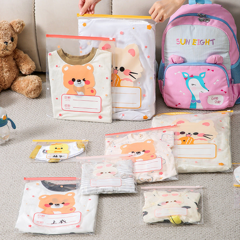 Kindergarten storage bag children's ready-to-enter clothes finishing bag waterproof sealed storage baby special sub-bag - image 4