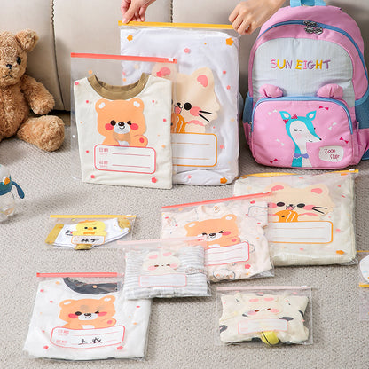 Kindergarten storage bag children's ready-to-enter clothes finishing bag waterproof sealed storage baby special sub-bag - image 4