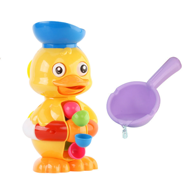 Children's Baby Bathroom Boys and Girls Bathing Toys Bath Bathtub Beach Water Toys Duck Water Trucks - image 5