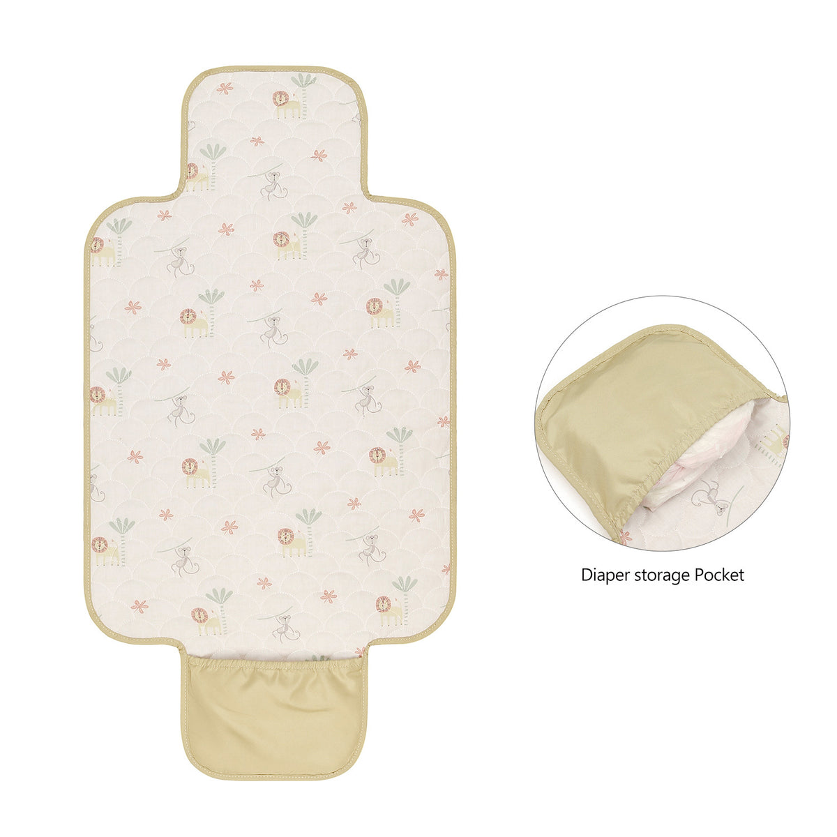 Cpc Baby Portable Diaper Changing Pad Foldable Diaper Pad Bag Multifunctional Baby Changing Table Diaper Pad - image 4