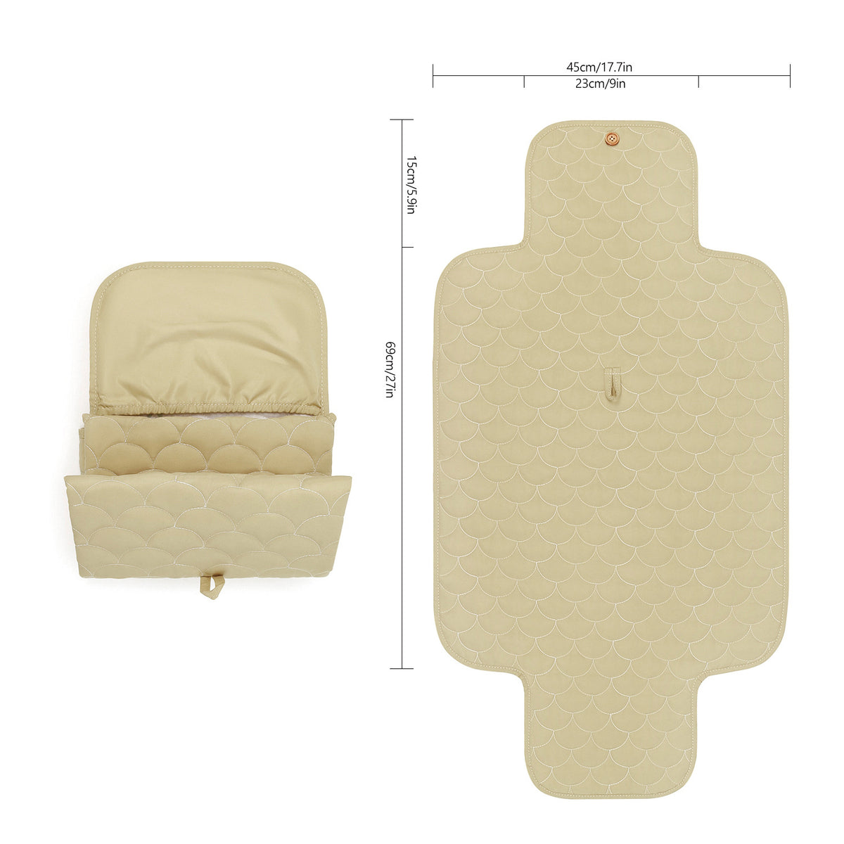 Cpc Baby Portable Diaper Changing Pad Foldable Diaper Pad Bag Multifunctional Baby Changing Table Diaper Pad - image 5