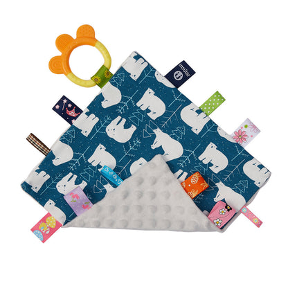 Baby Beanie Label Ambulatory Towel Handkerchief Cotton Baby Beanie Handkerchief Tooth Glue Grinding Stick Soothing Towel - image 5