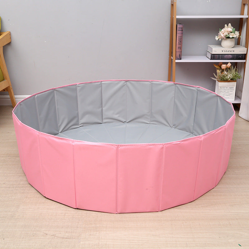 Folding sand pool baby ocean ball pool indoor baby color baby fence folding children play fence wholesale - image 2