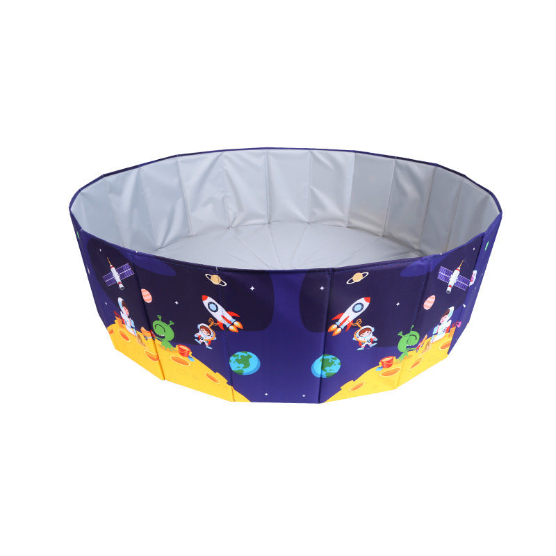 Folding sand pool baby ocean ball pool indoor baby color baby fence folding children play fence wholesale - image 5
