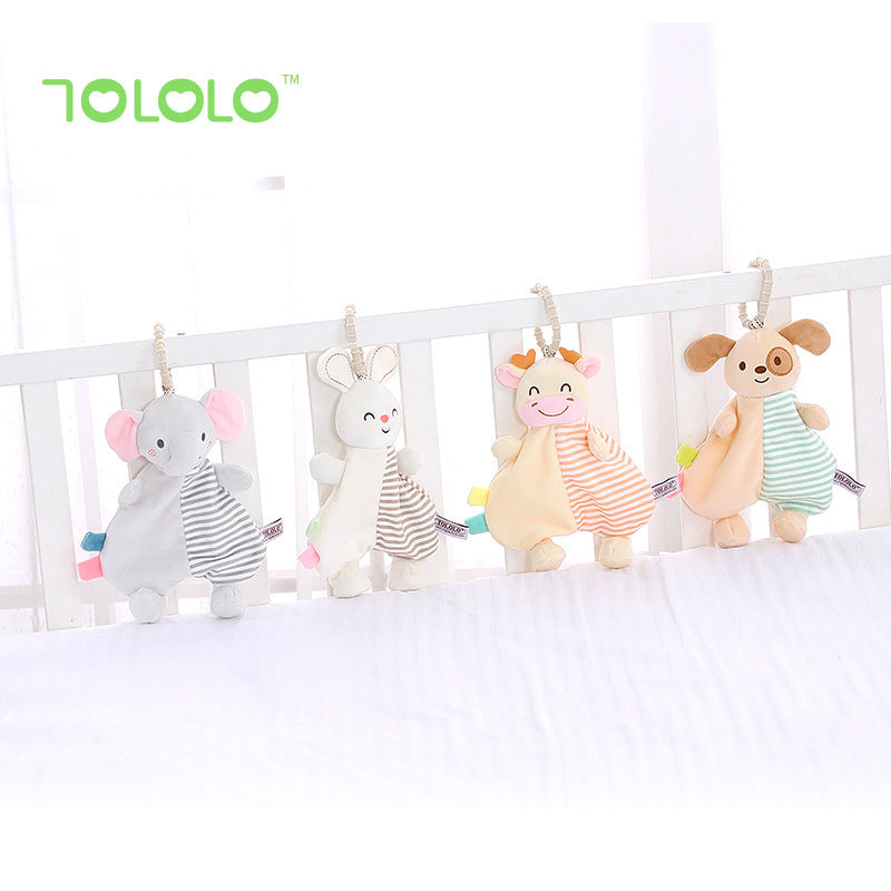 Tololo Baby Animal Bed Hanging Comfort Towel 0-3 Years Old Baby Can Play with It, Sleep Comfort Early Education Toy - image 2