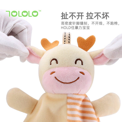 Tololo Baby Animal Bed Hanging Comfort Towel 0-3 Years Old Baby Can Play with It, Sleep Comfort Early Education Toy - image 4