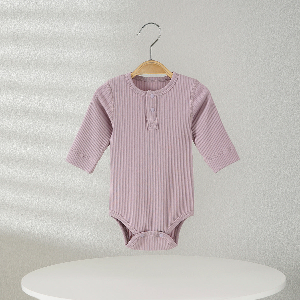 Baby Wrap Fart Clothes Long Sleeve Spring and Autumn Newborn Baby Clothes Newborn Baby Triangle Harper Pajamas Climbing Clothes - image 2