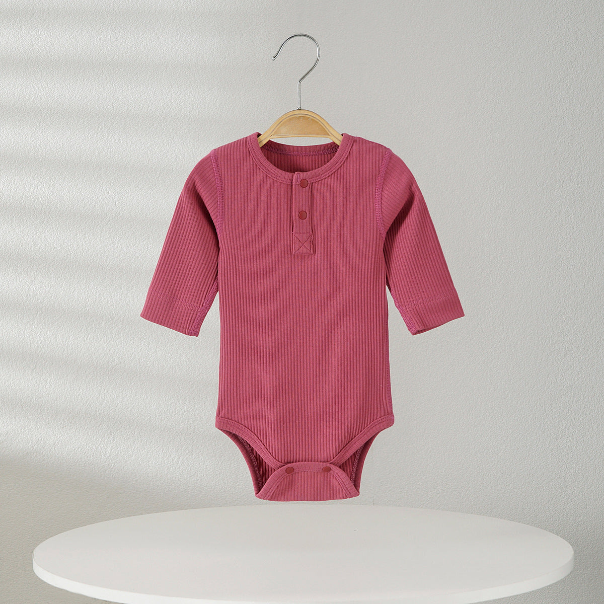 Baby Wrap Fart Clothes Long Sleeve Spring and Autumn Newborn Baby Clothes Newborn Baby Triangle Harper Pajamas Climbing Clothes - image 3