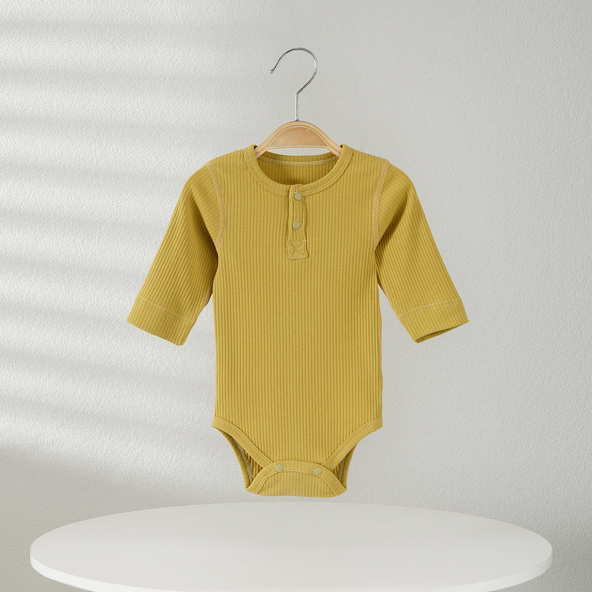 Baby Wrap Fart Clothes Long Sleeve Spring and Autumn Newborn Baby Clothes Newborn Baby Triangle Harper Pajamas Climbing Clothes - image 4