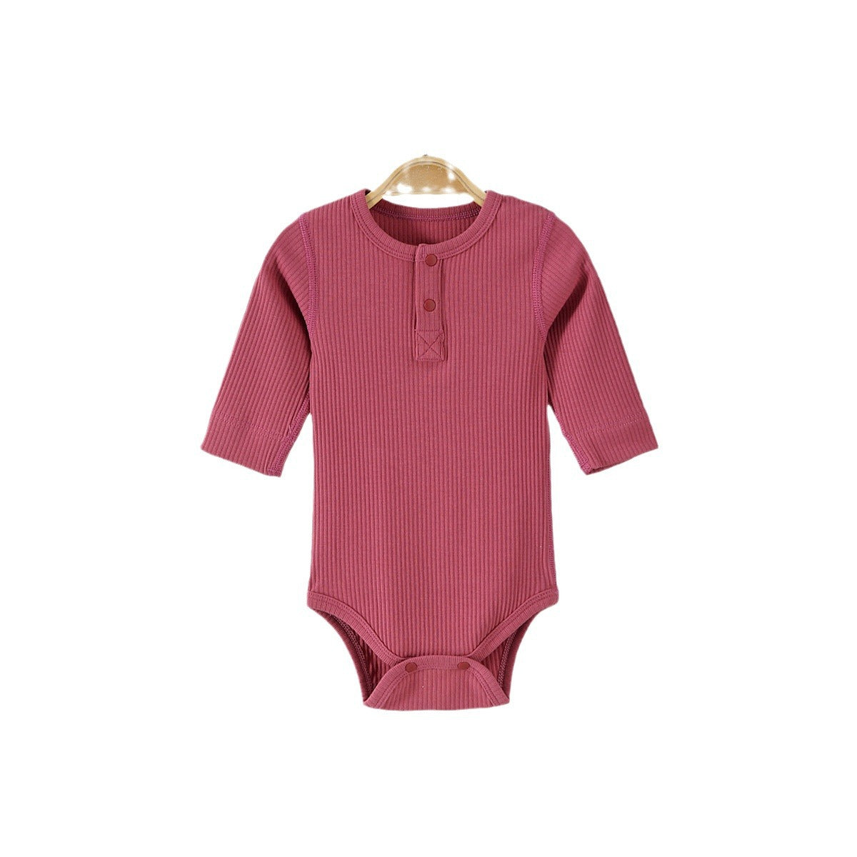 Baby Wrap Fart Clothes Long Sleeve Spring and Autumn Newborn Baby Clothes Newborn Baby Triangle Harper Pajamas Climbing Clothes - image 5