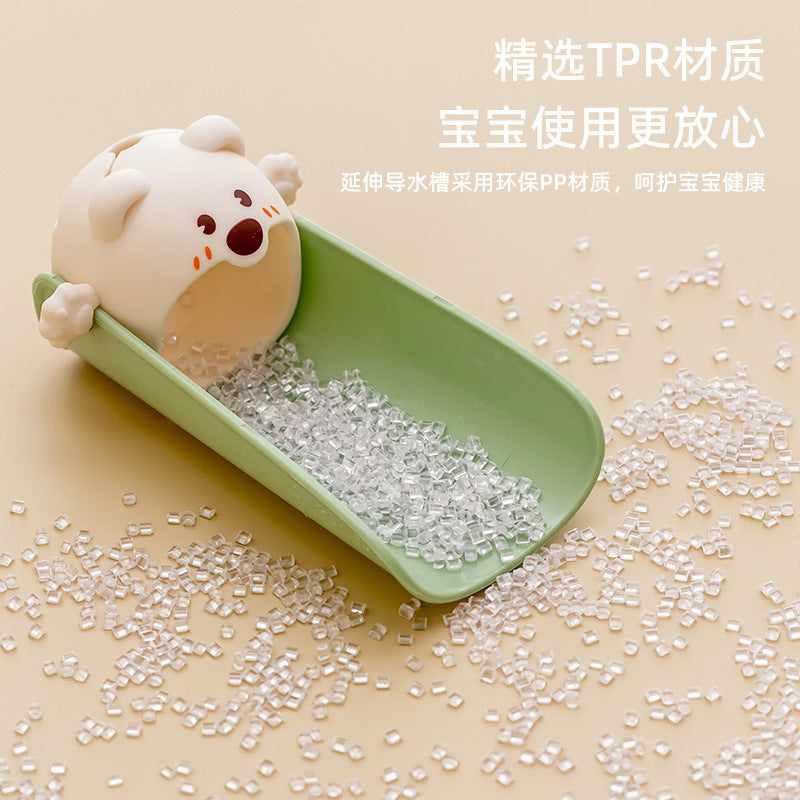 Faucet extender baby hand washing cute cartoon silicone lengthening extension children splash proof artifact wholesale - image 4