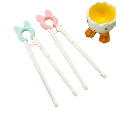Children's Learning Chopsticks Rebound Practice Chopsticks Household Children's Chopsticks Cartoon Chopsticks Cute Baby Chopsticks One-piece Chopsticks Eating C - image 5