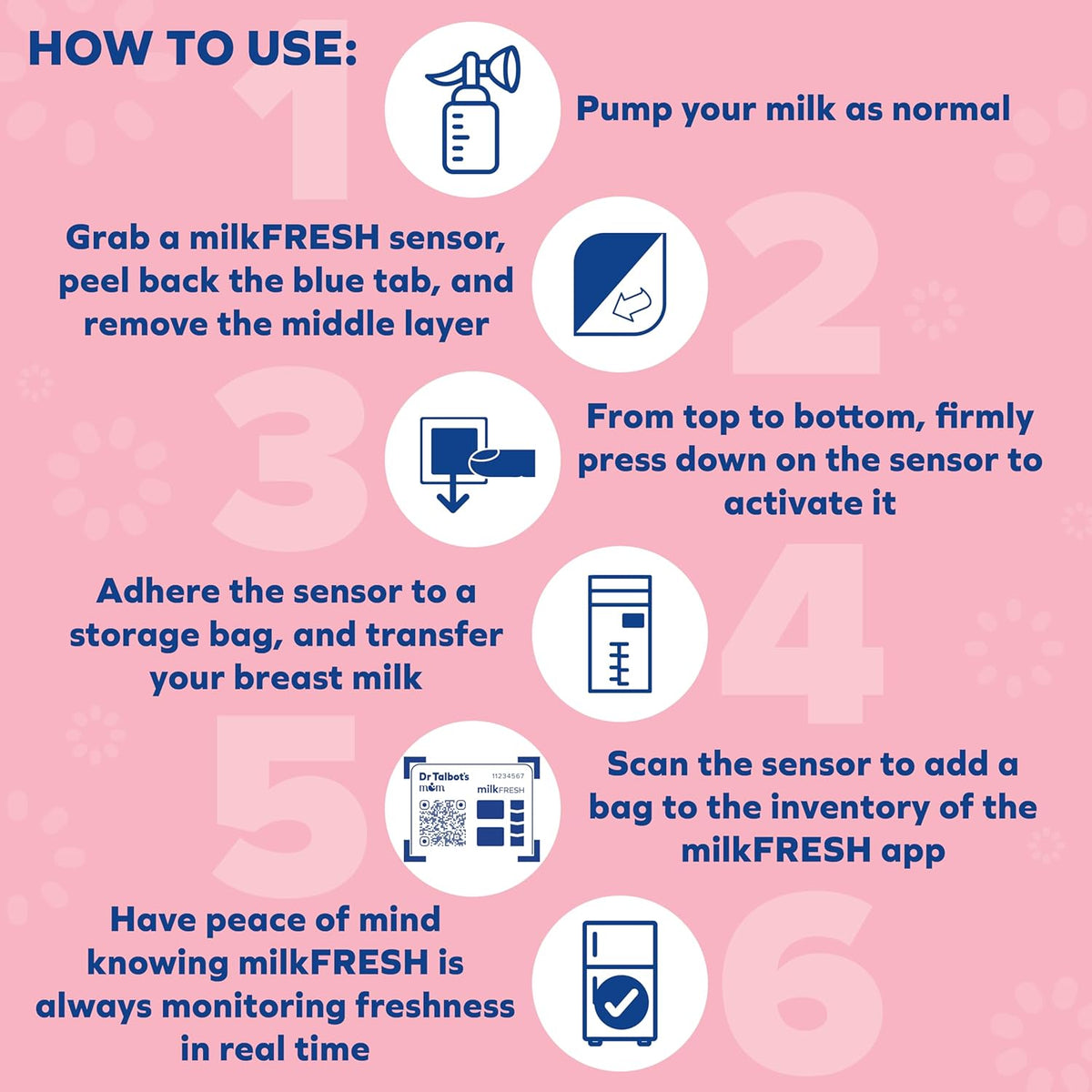 MilkFresh Sensors | 20 Count