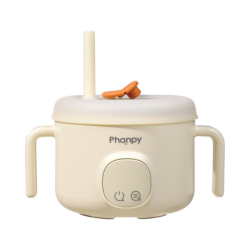 Xiaoya Elephant Baby Constant Temperature Bowl Baby Charging Heating Water-Free Children's Intelligent Electronic Heat Preservation Straw Supplementary Bowl - image 5