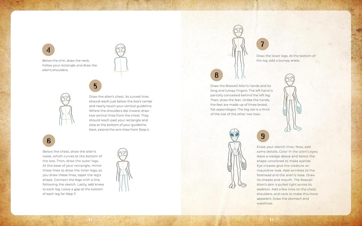 Cryptid Creatures Drawing Book