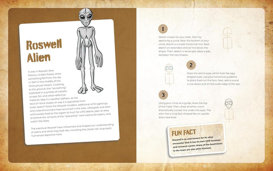 Cryptid Creatures Drawing Book