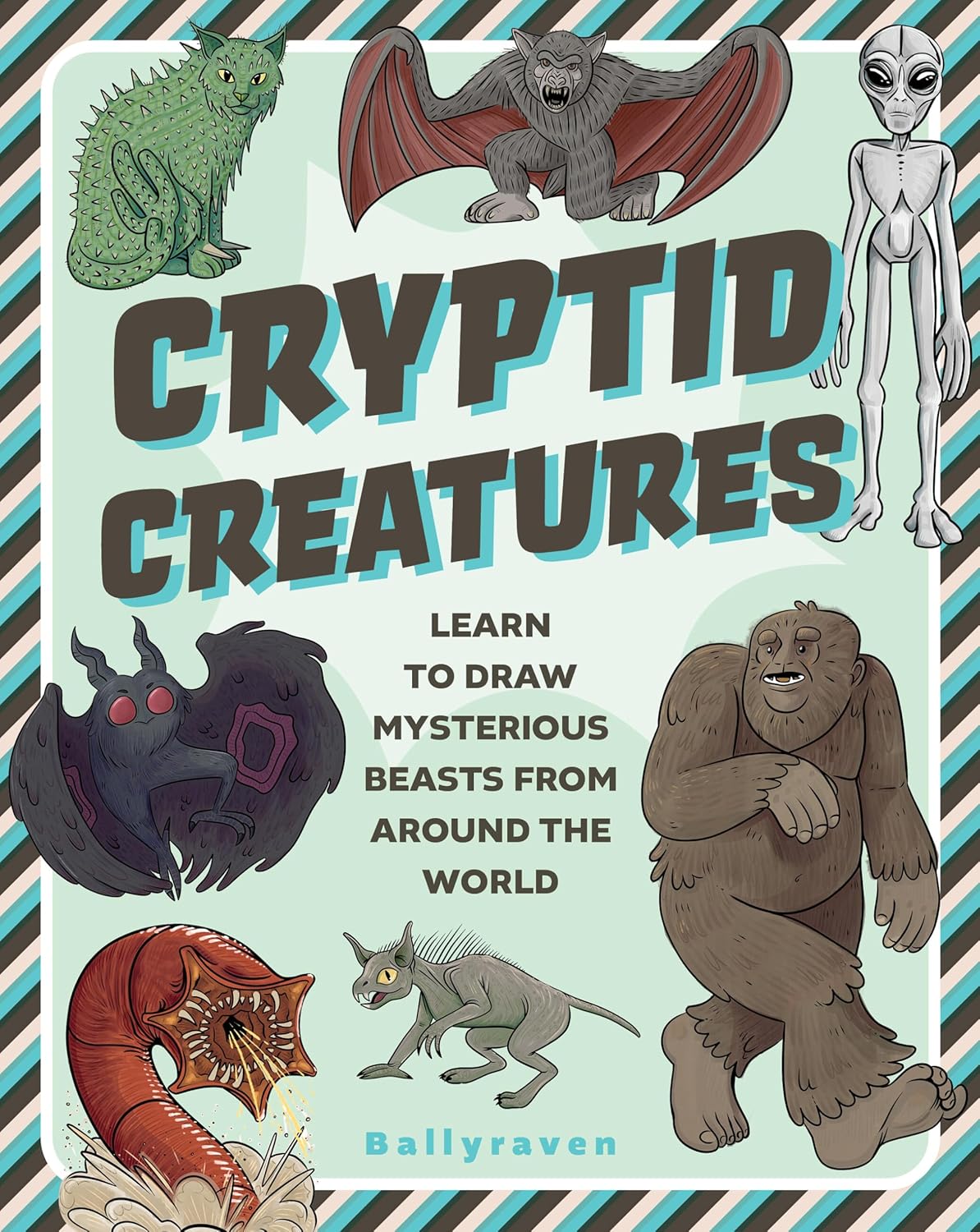 Cryptid Creatures Drawing Book