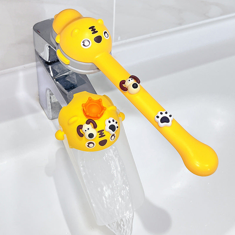 Children's faucet extender extended mouth cute cartoon silicone extension switch baby hand washing splash proof artifact - image 3