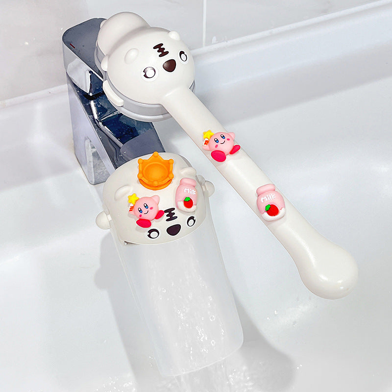 Children's faucet extender extended mouth cute cartoon silicone extension switch baby hand washing splash proof artifact - image 4