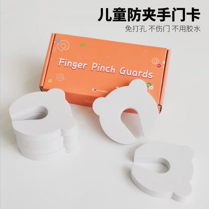 Anti-pinch Hand Door Card Door Clip Children's Door Seam Safety Door Stop Door Lock Anti-pinch Hand Baby Safety Door Card - image 1