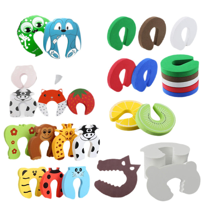 Anti-pinch Hand Door Card Door Clip Children's Door Seam Safety Door Stop Door Lock Anti-pinch Hand Baby Safety Door Card - image 5