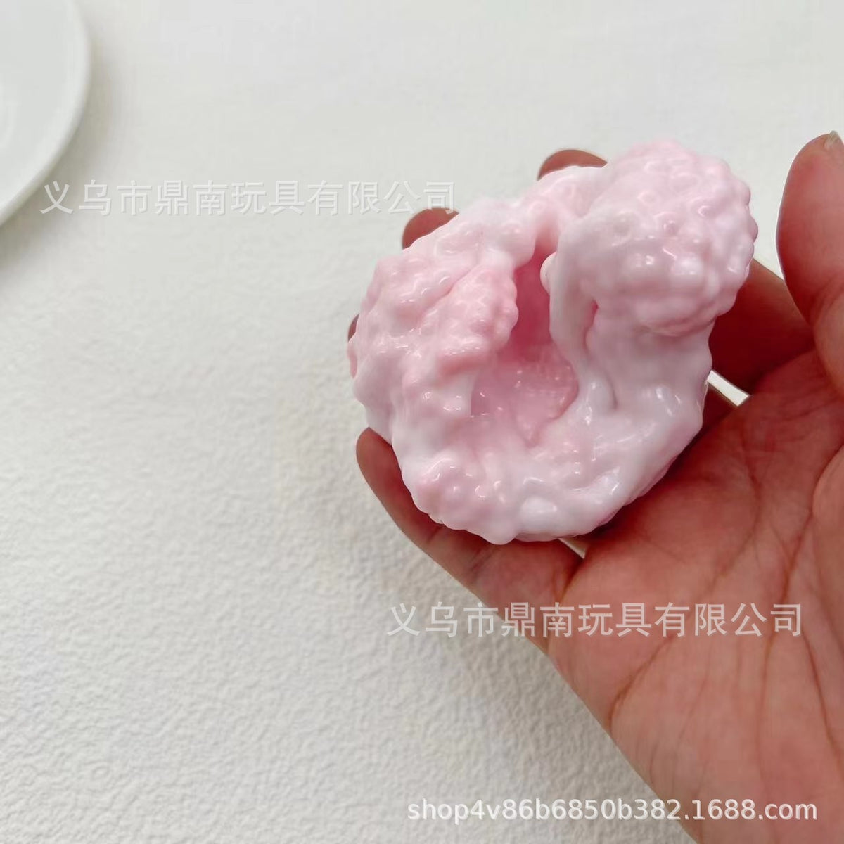 Little Red Book Same Milky White Ultra-thin Milk Flavor Pearl Ice Skin Hand-made Ball Kneading Music Decompression Toy Noisy Ball - image 4