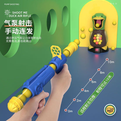 Hit Dinosaurs Hit Me Duck Fun Shooting Soft Bullet Gun Children Parent-Child Activities Aerodynamic Soft Bullet Gun Early Education Puzzle - image 3