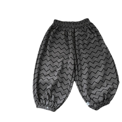 Children's New Sports Pants Corduroy Casual Pants Children's Pants Sweatpants Autumn Boys and Girls Loose Korean Harem Pants Trendy - image 5
