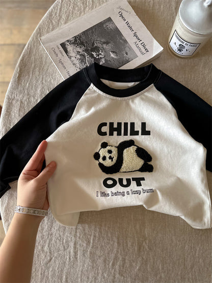 Wholesale Pure Cotton Children's T-Shirts Cartoon Long-Sleeved Autumn Boys' Round-Neck Tops Girls' Autumn Clothes Baby Spring and Autumn Children's Clothing - image 5