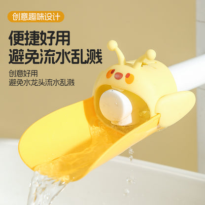 Children's Faucet Extender Cute Cartoon Baby Hand Washing Extension Water Diverter Universal Extender Splash-proof Artifact - image 2
