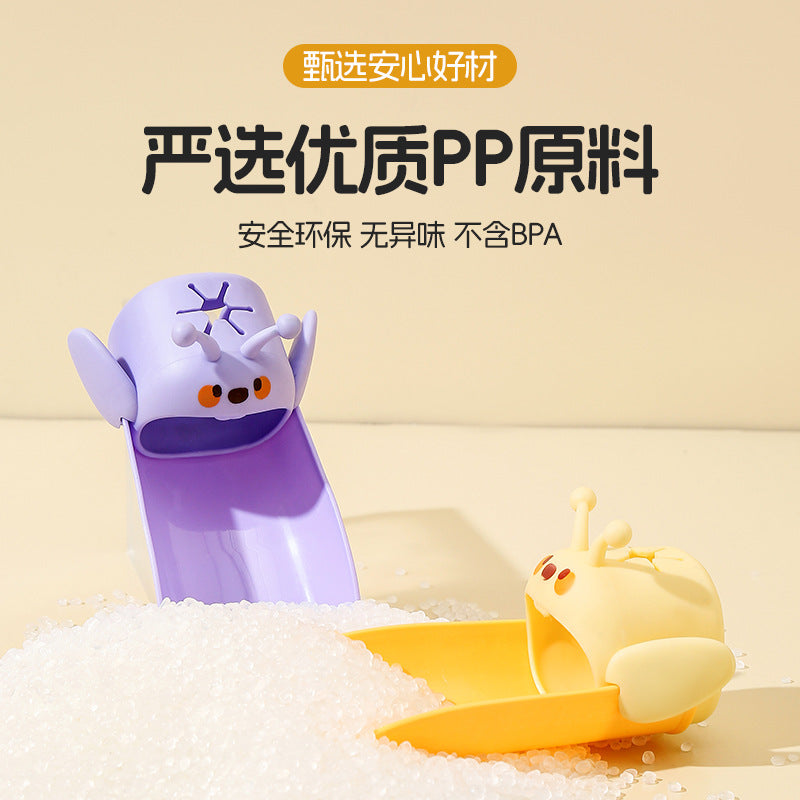 Children's Faucet Extender Cute Cartoon Baby Hand Washing Extension Water Diverter Universal Extender Splash-proof Artifact - image 3