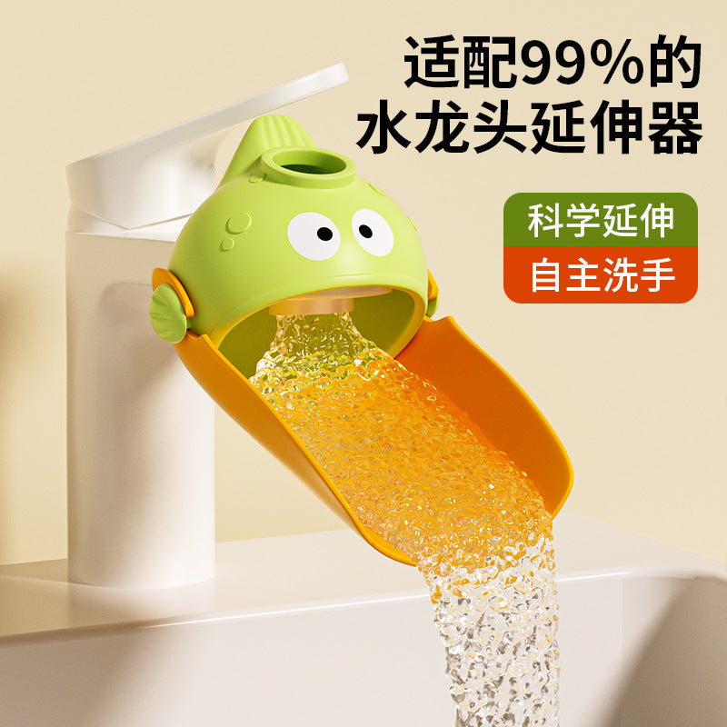 New children's faucet extender baby's hand washing guide sink extension splash-proof artifact cute universal - image 1