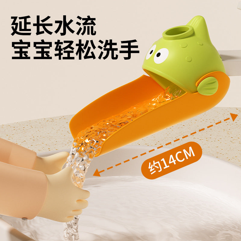 New children's faucet extender baby's hand washing guide sink extension splash-proof artifact cute universal - image 2