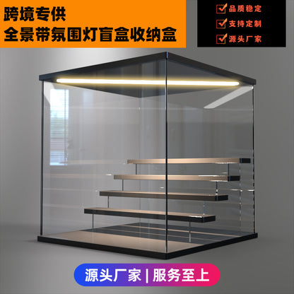 Blind Box Storage Box Display Rack Hand-held Toy Display Cabinet Dustproof Acrylic Transparent Hand-held Display Box Cross-border - image 1