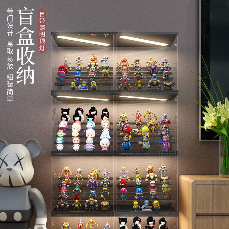 Blind Box Storage Box Display Rack Hand-held Toy Display Cabinet Dustproof Acrylic Transparent Hand-held Display Box Cross-border - image 3