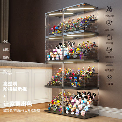 Blind Box Storage Box Display Rack Hand-held Toy Display Cabinet Dustproof Acrylic Transparent Hand-held Display Box Cross-border - image 4