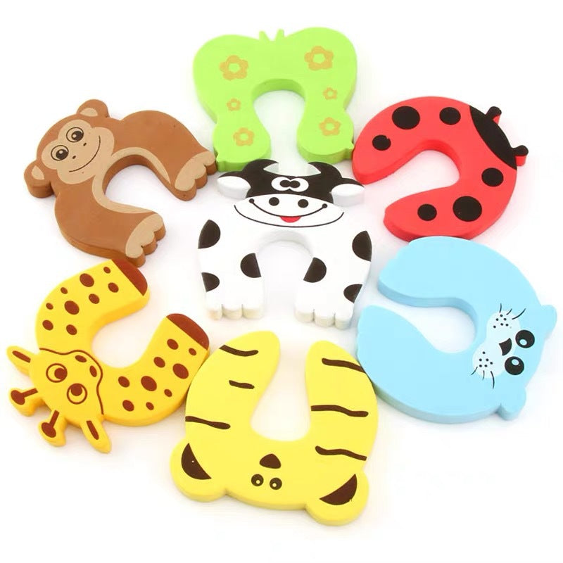 Anti-pinch Hand Door Stop Safety Door Card Door Clip Child Door Blocker Anti-collision Door Artifact Cartoon Anti-collision Anti-pinch Door Stop Card - image 2