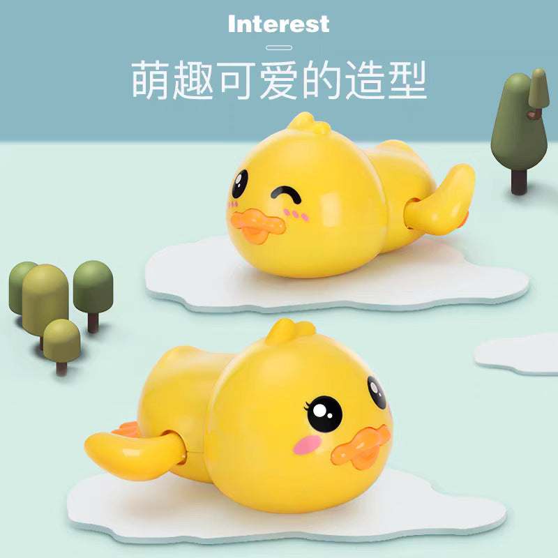 Baby Bath Toy Kidsren's Water Duck Baby Little Yellow Duck Bath Swimming Clockwork Toy Boys and Girls - image 3