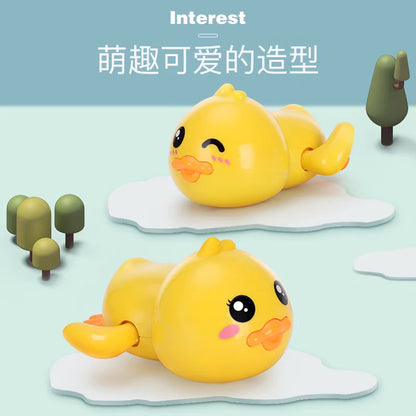 Baby Bath Toy Kidsren's Water Duck Baby Little Yellow Duck Bath Swimming Clockwork Toy Boys and Girls - image 3