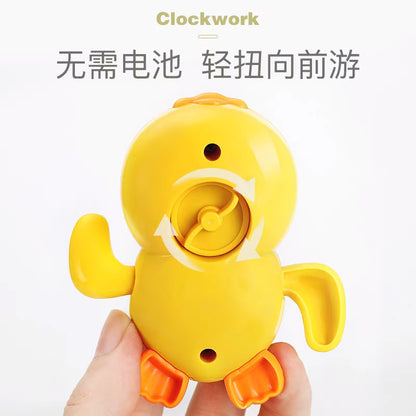 Baby Bath Toy Kidsren's Water Duck Baby Little Yellow Duck Bath Swimming Clockwork Toy Boys and Girls - image 4
